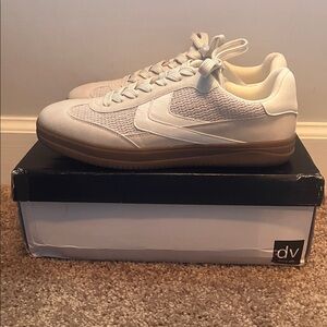 DV by Dolce Vita Cream and White Sneakers